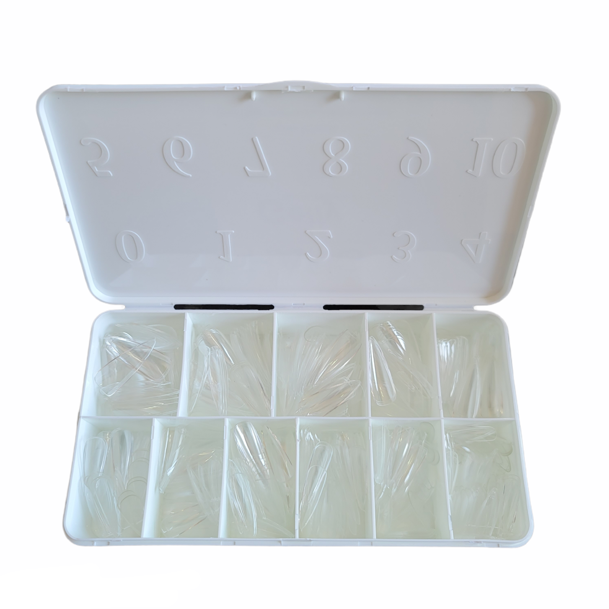 Hang Gel x Tips Stiletto Long 600 ct / 12 Size Natural