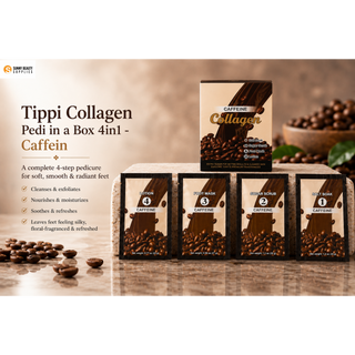 Tippi Collagen Pedi in a Box 4in1 - Caffein