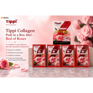 Tippi Collagen Pedi in a Box 4in1 - Bed of Roses