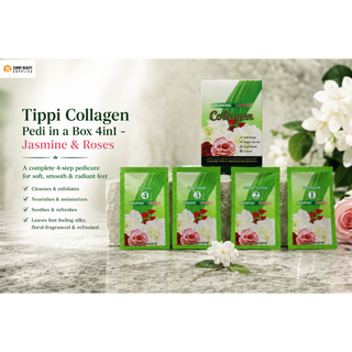 Tippi Collagen Pedi in a Box 4in1 - Jasmine & Rose