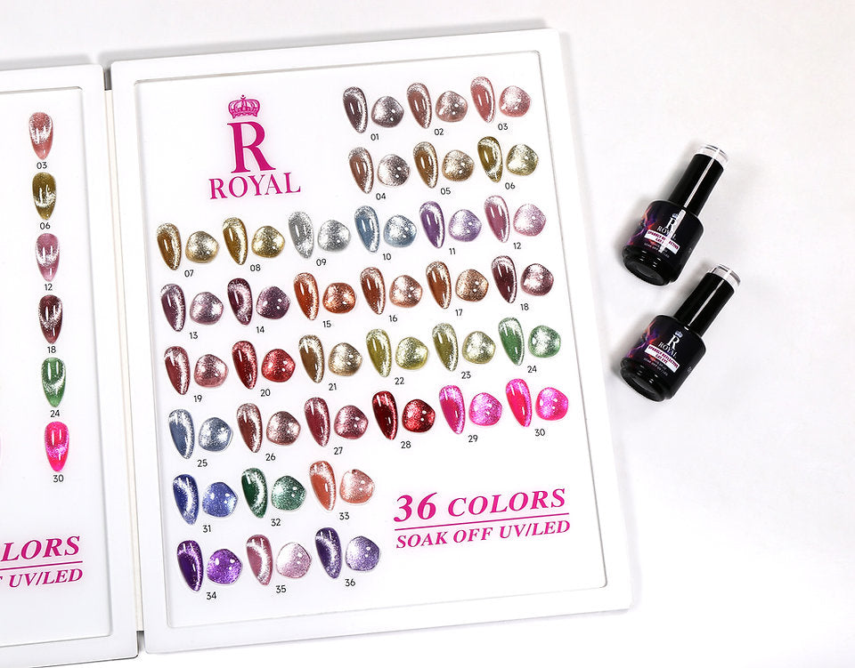 SPARKLY REFLECTIVE CAT EYE COLLECTION | 36 COLORS