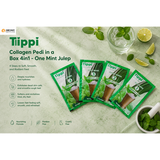 Tippi Collagen Pedi in a Box 4in1 - One Mint Julep