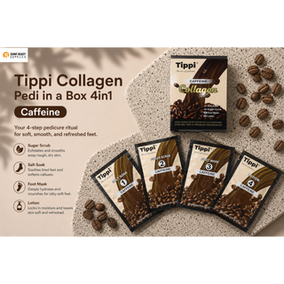 Tippi Collagen Pedi in a Box 4in1 - Caffein