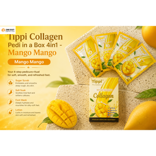 Tippi Collagen Pedi in a Box 4in1 - Mango Mango