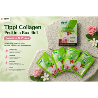 Tippi Collagen Pedi in a Box 4in1 - Jasmine & Rose