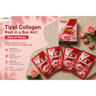 Tippi Collagen Pedi in a Box 4in1 - Bed of Roses