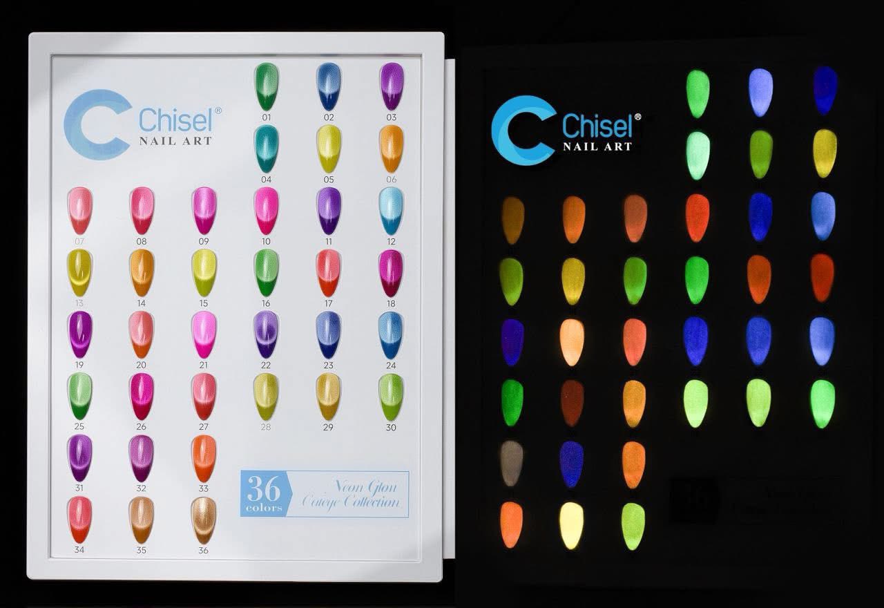 Chisel Neon Glow Cat Eye Collection