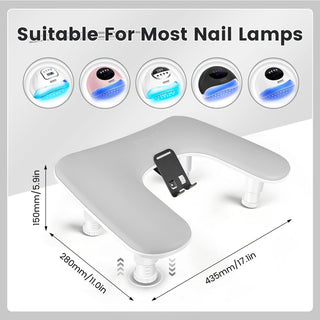 U-Shaped Manicure Arm Rest - Kệ Tỳ Tay Chữ U