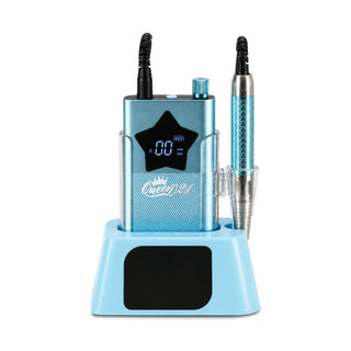 QUEEN 21 - Professional Nail Drill - Light Blue