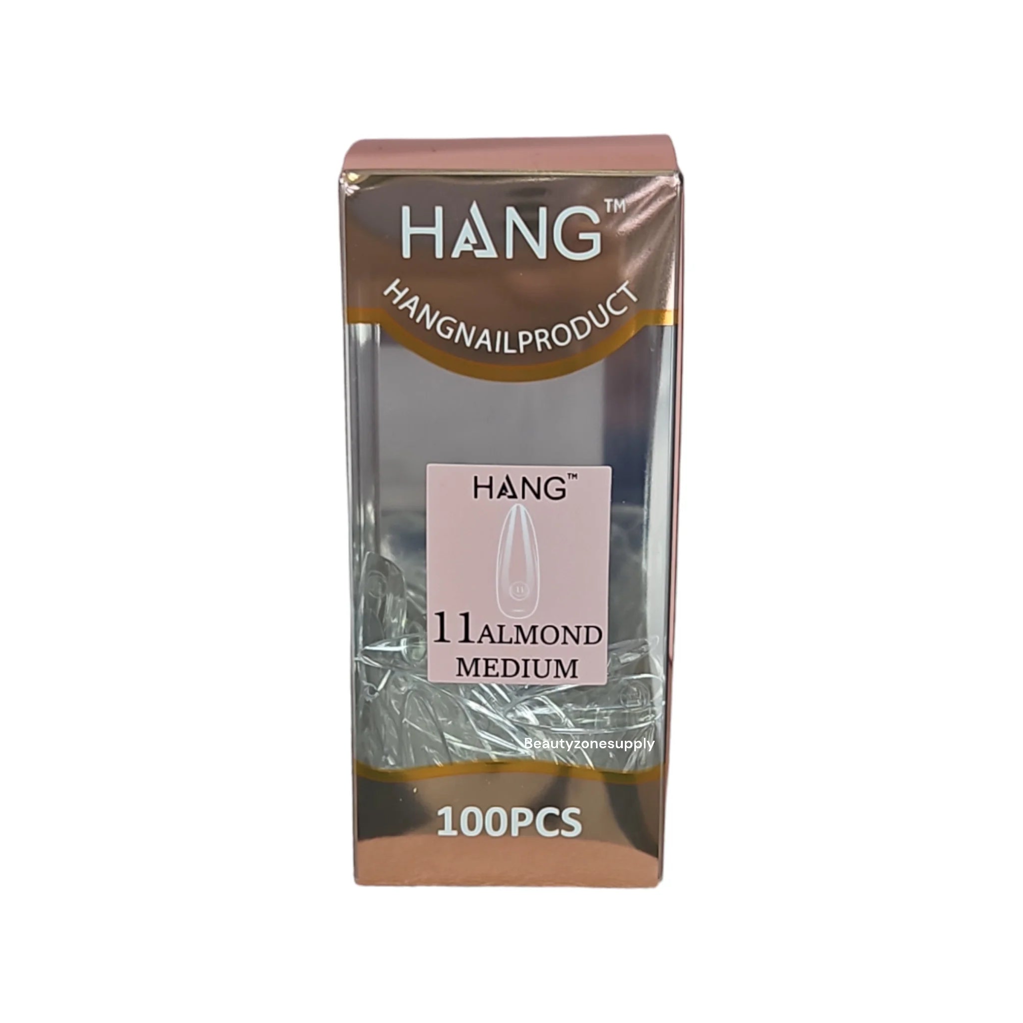 Hang Gel x Tips Premium 100 pc Refill Box Almond Medium