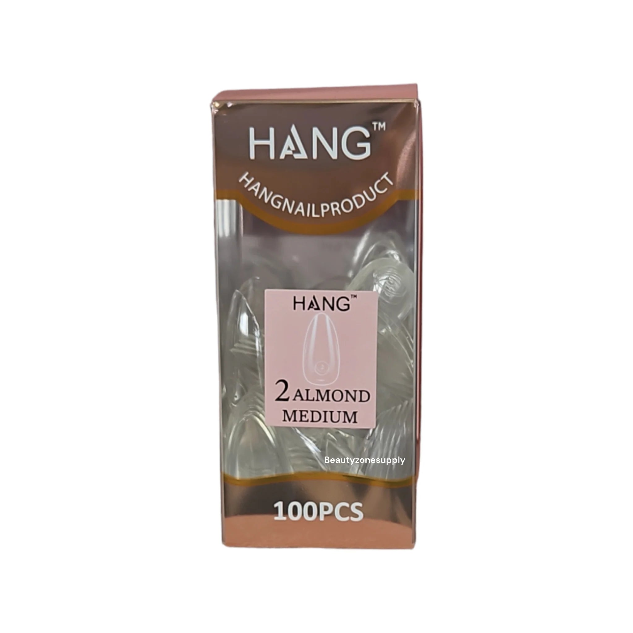 Hang Gel x Tips Premium 100 pc Refill Box Almond Medium