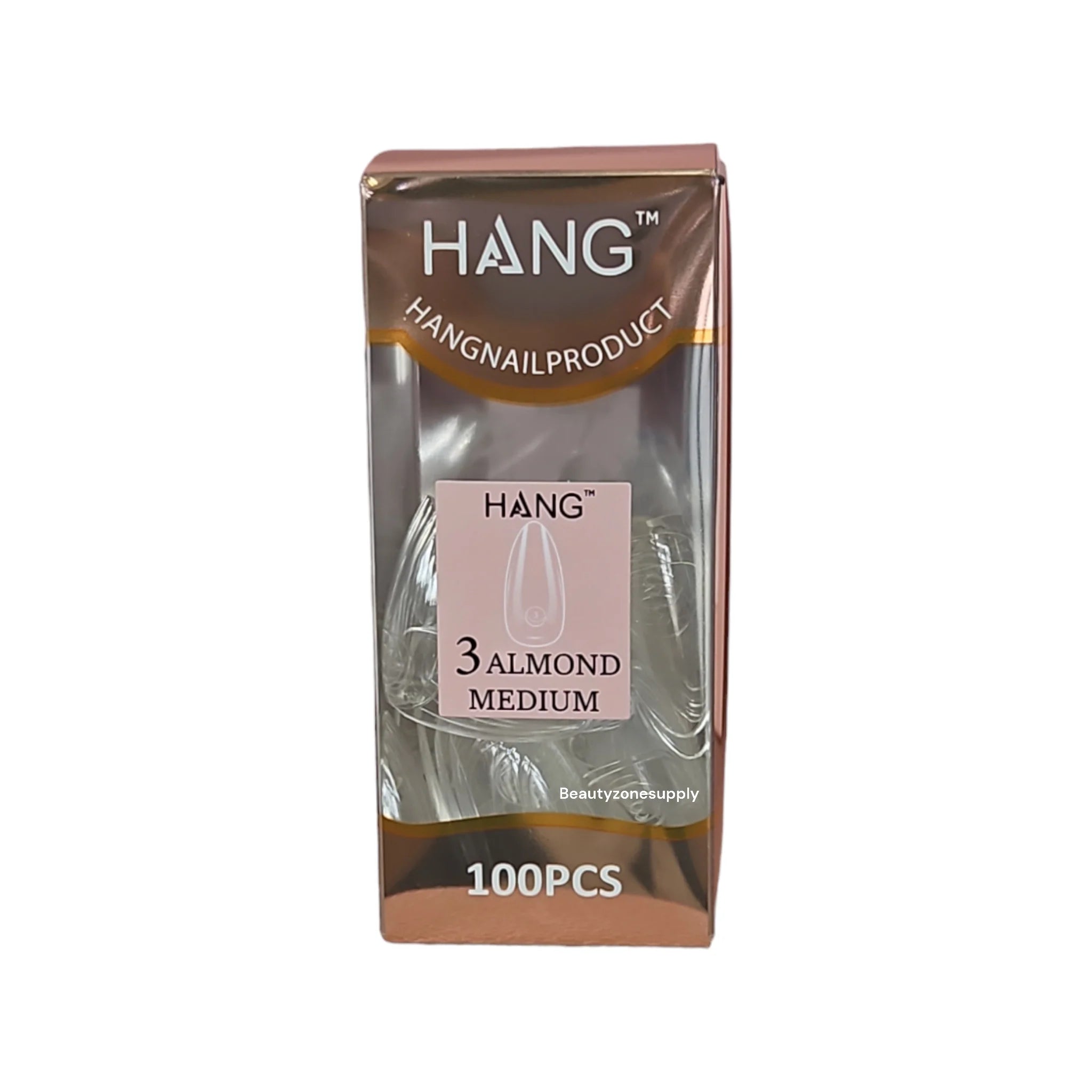 Hang Gel x Tips Premium 100 pc Refill Box Almond Medium