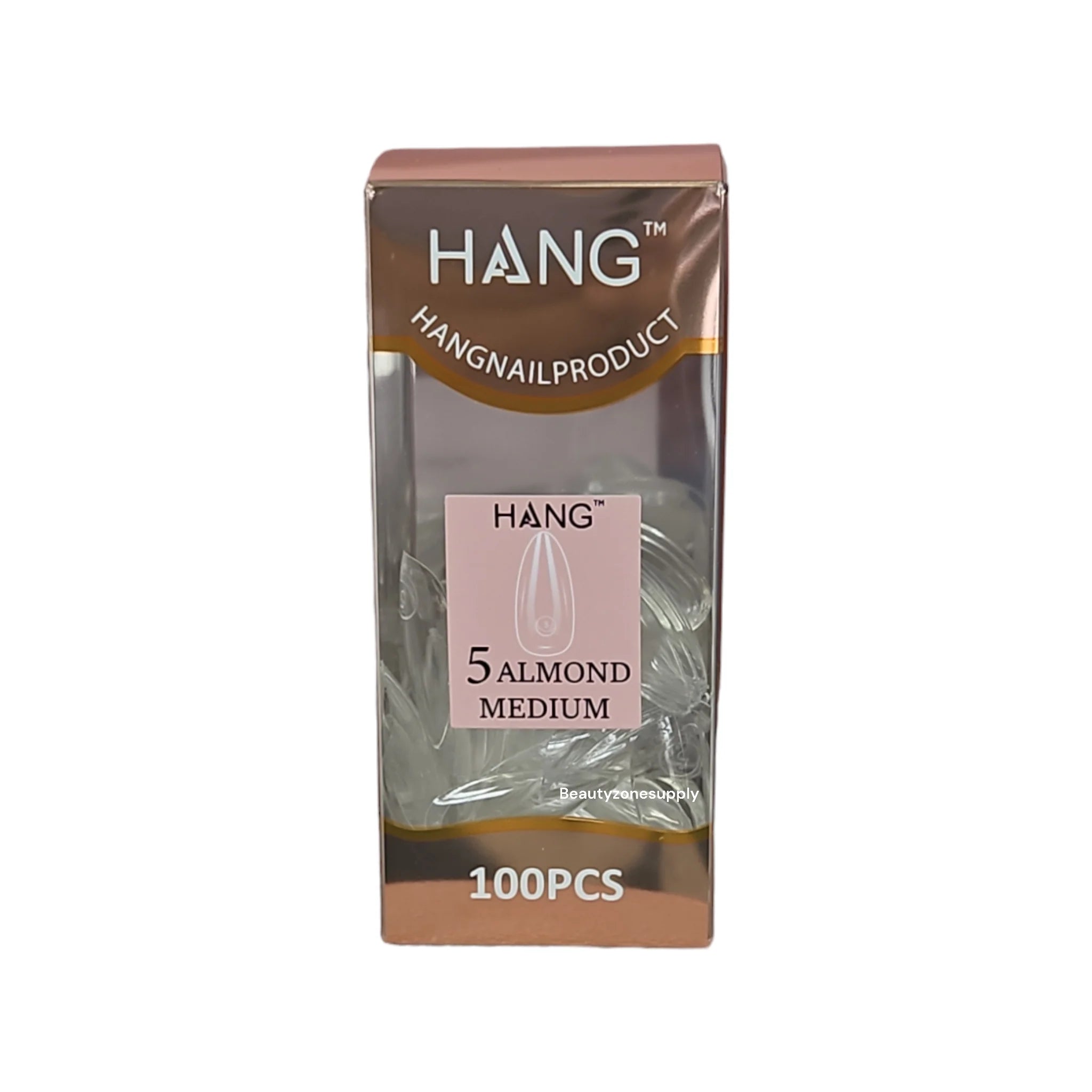 Hang Gel x Tips Premium 100 pc Refill Box Almond Medium