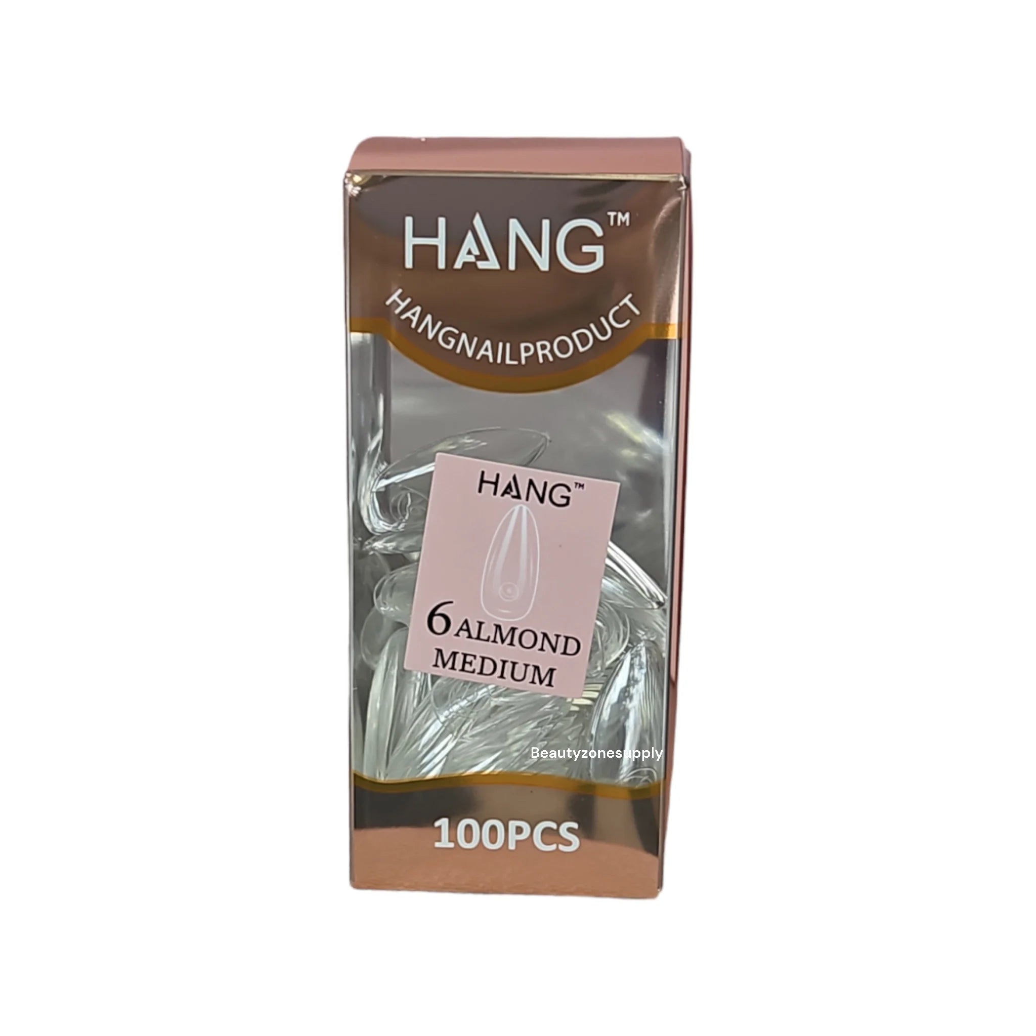 Hang Gel x Tips Premium 100 pc Refill Box Almond Medium