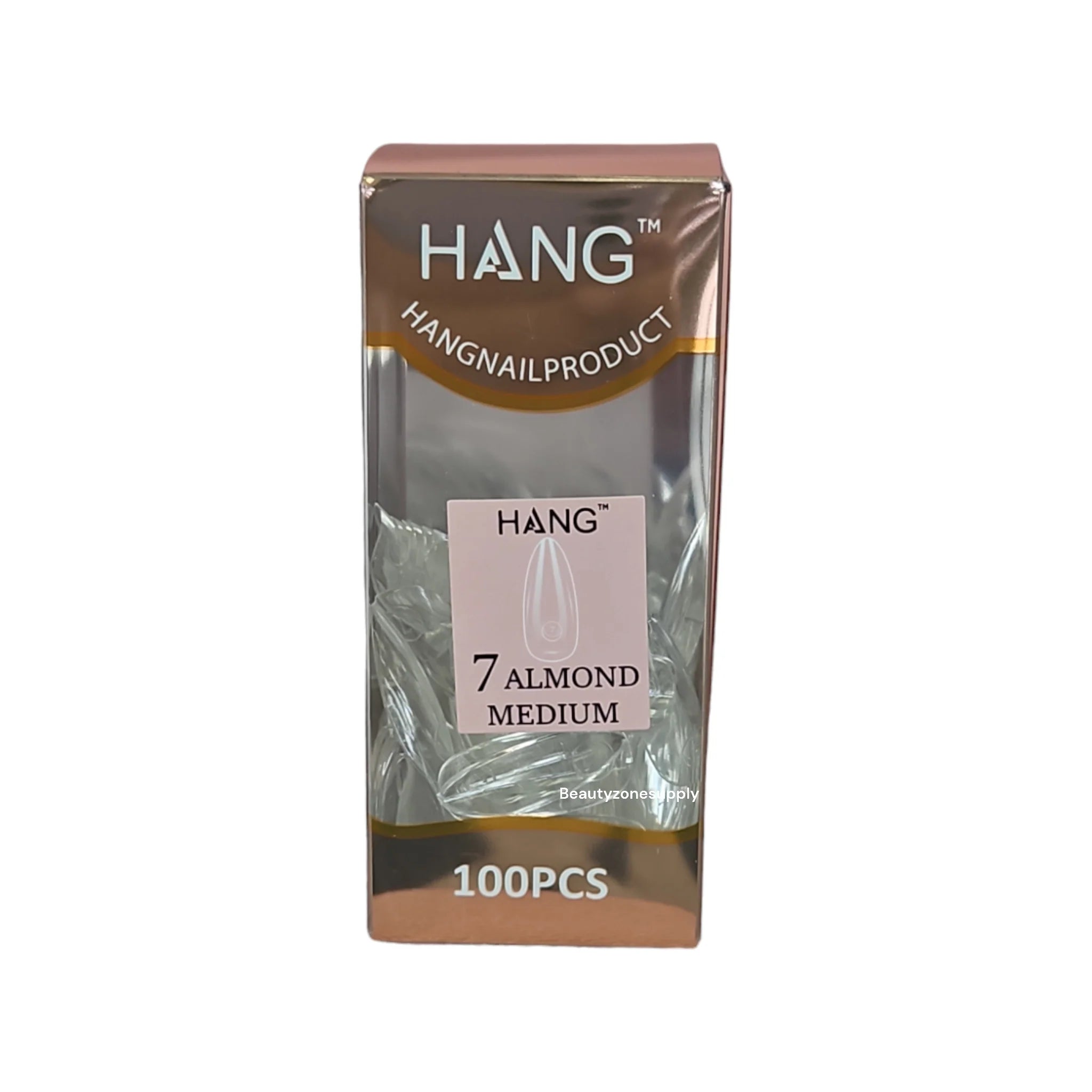 Hang Gel x Tips Premium 100 pc Refill Box Almond Medium