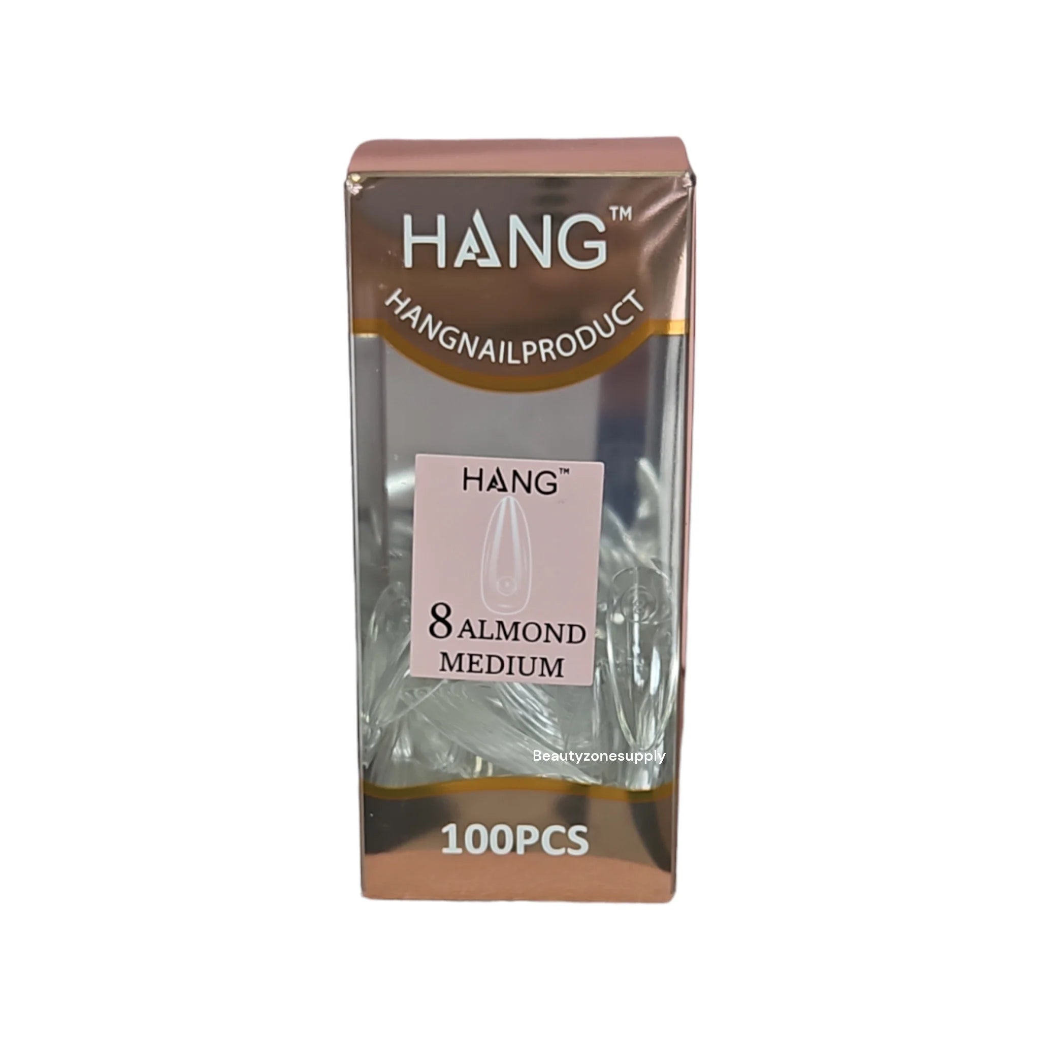 Hang Gel x Tips Premium 100 pc Refill Box Almond Medium