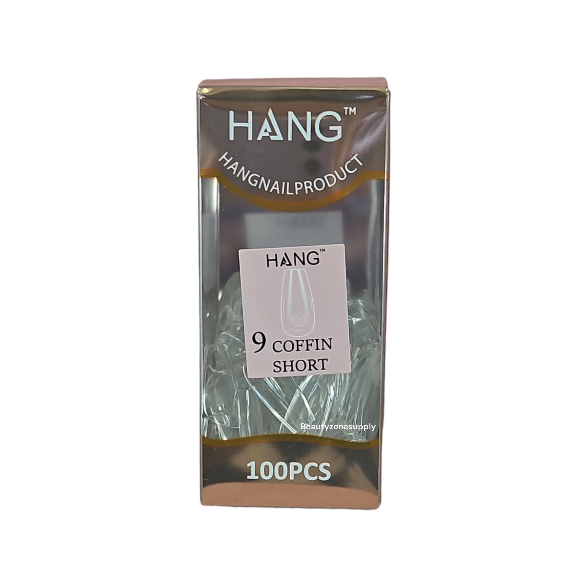 Hang Gel x Tips Premium 100 pc Refill Box Coffin Short