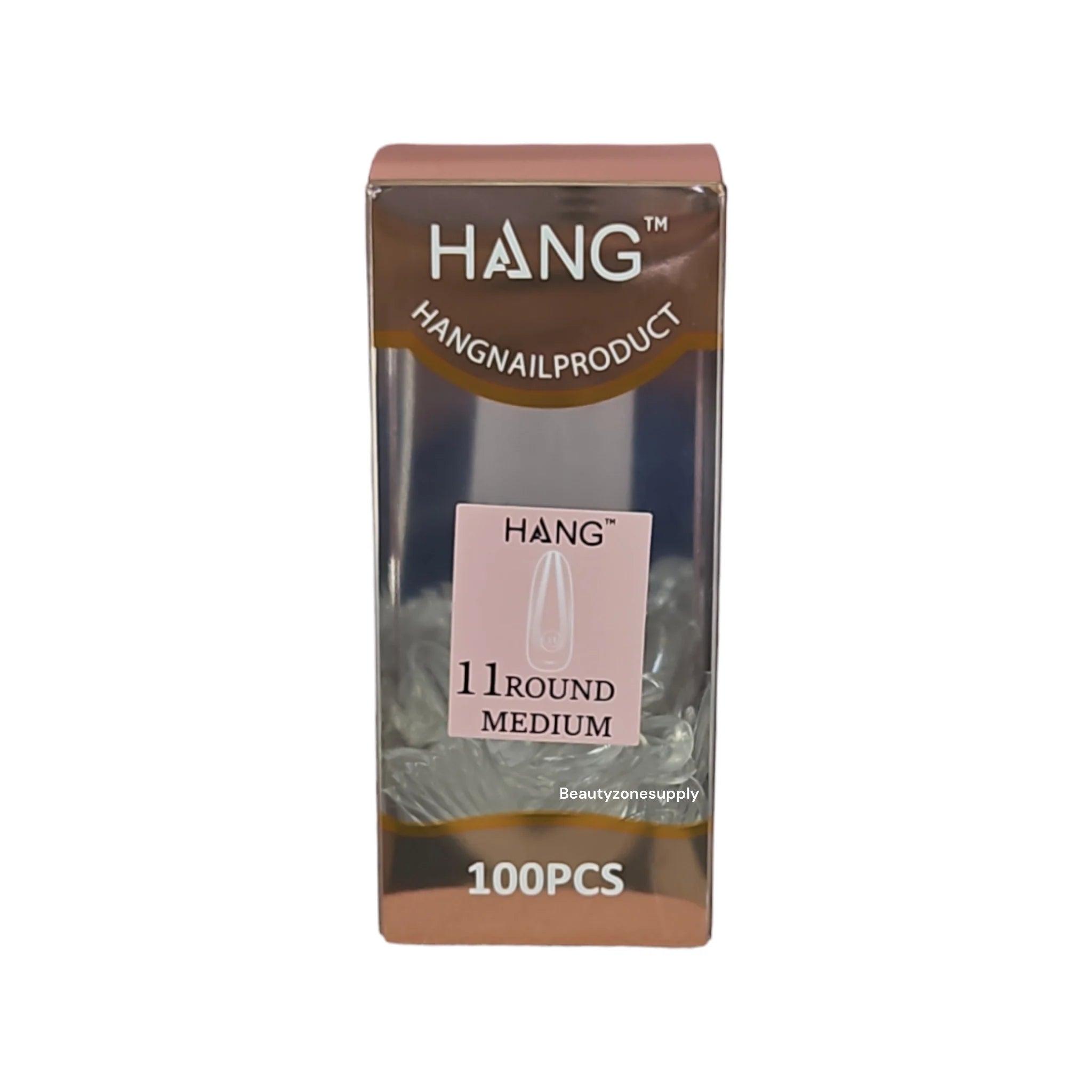 Hang Gel x Tips Premium 100 pc Refill Box Round Medium