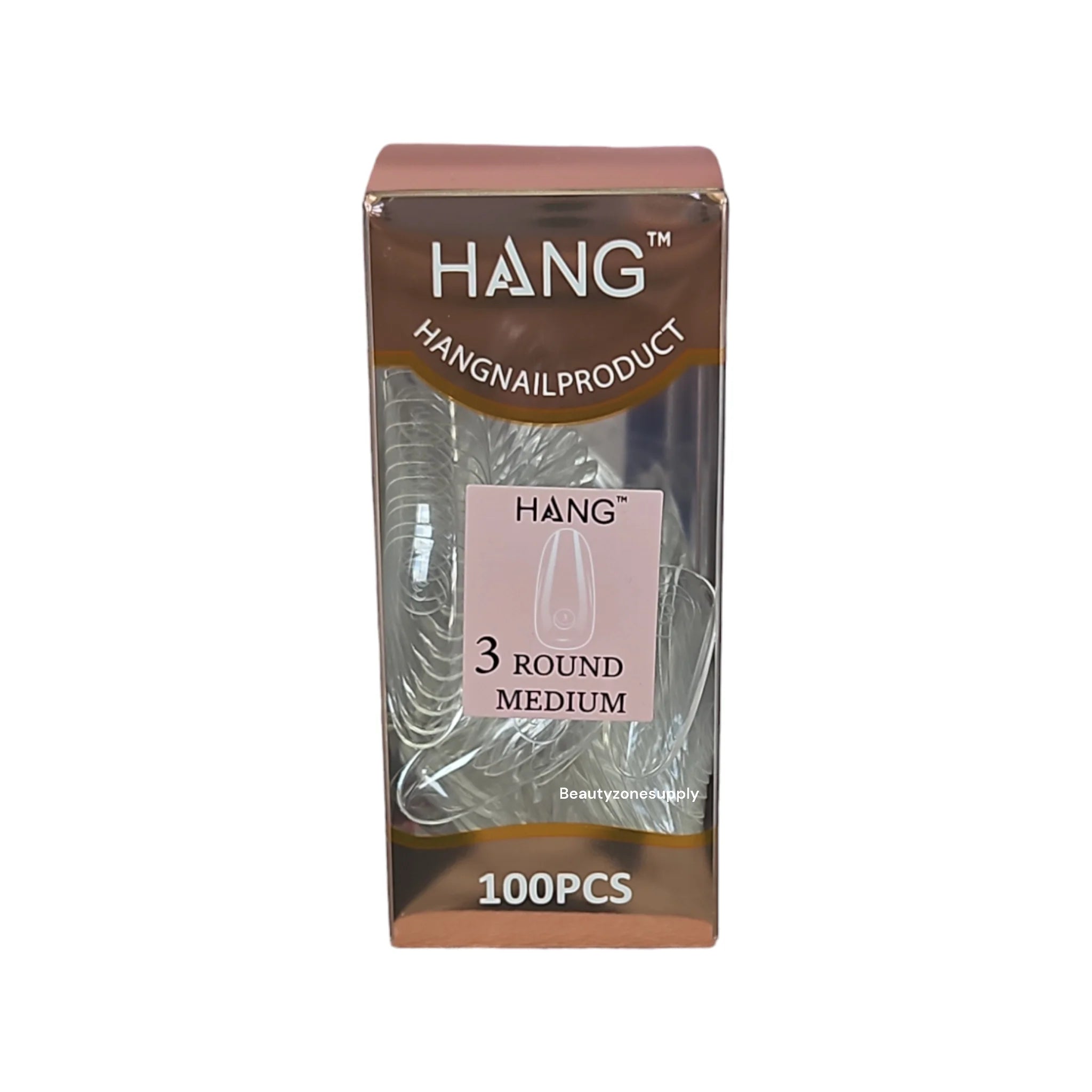 Hang Gel x Tips Premium 100 pc Refill Box Round Medium