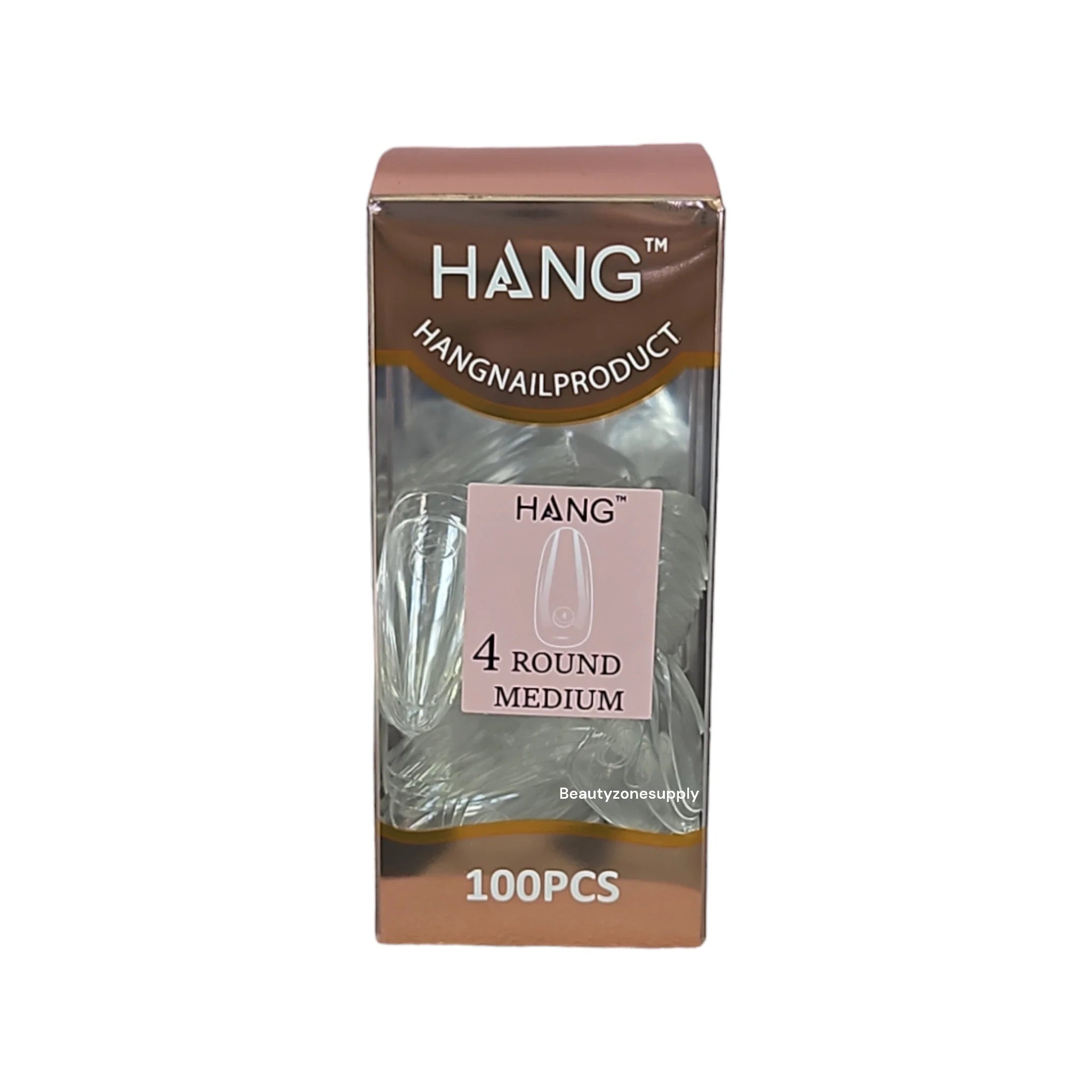 Hang Gel x Tips Premium 100 pc Refill Box Round Medium