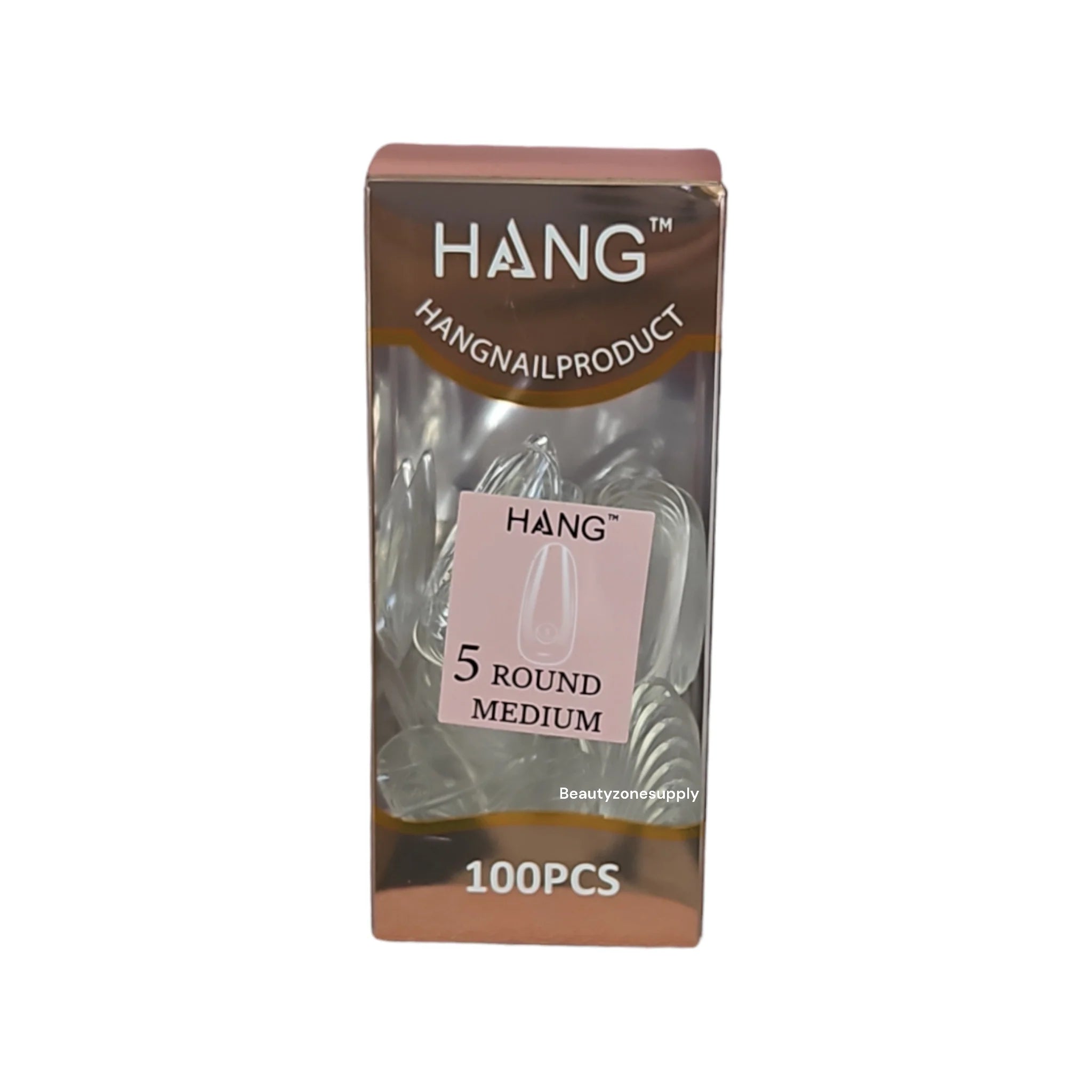 Hang Gel x Tips Premium 100 pc Refill Box Round Medium