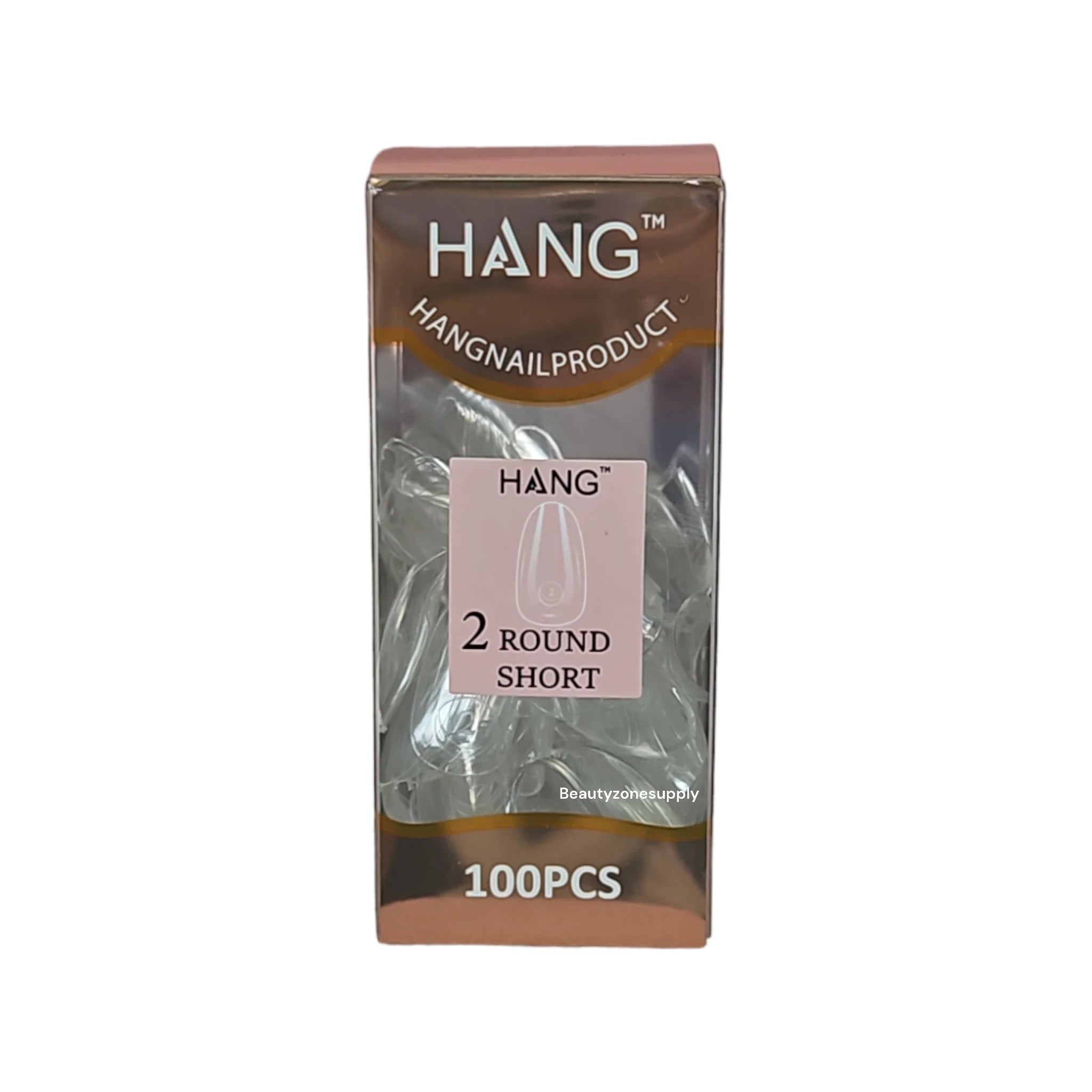 Hang Gel x Tips Premium 100 pc Refill Box Round Short