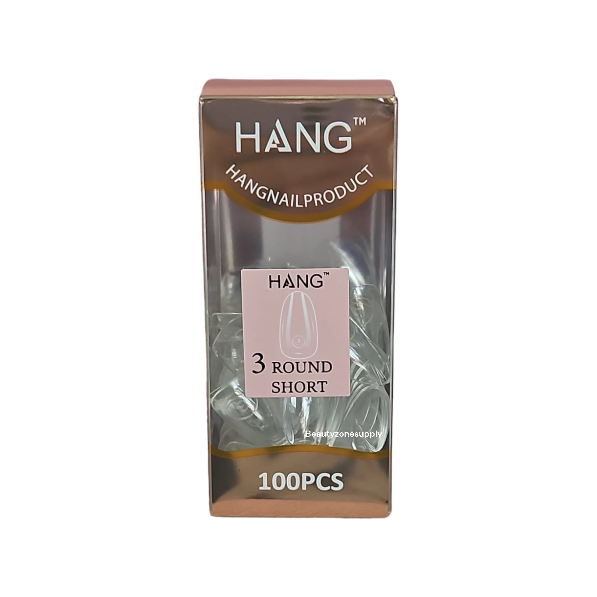 Hang Gel x Tips Premium 100 pc Refill Box Round Short