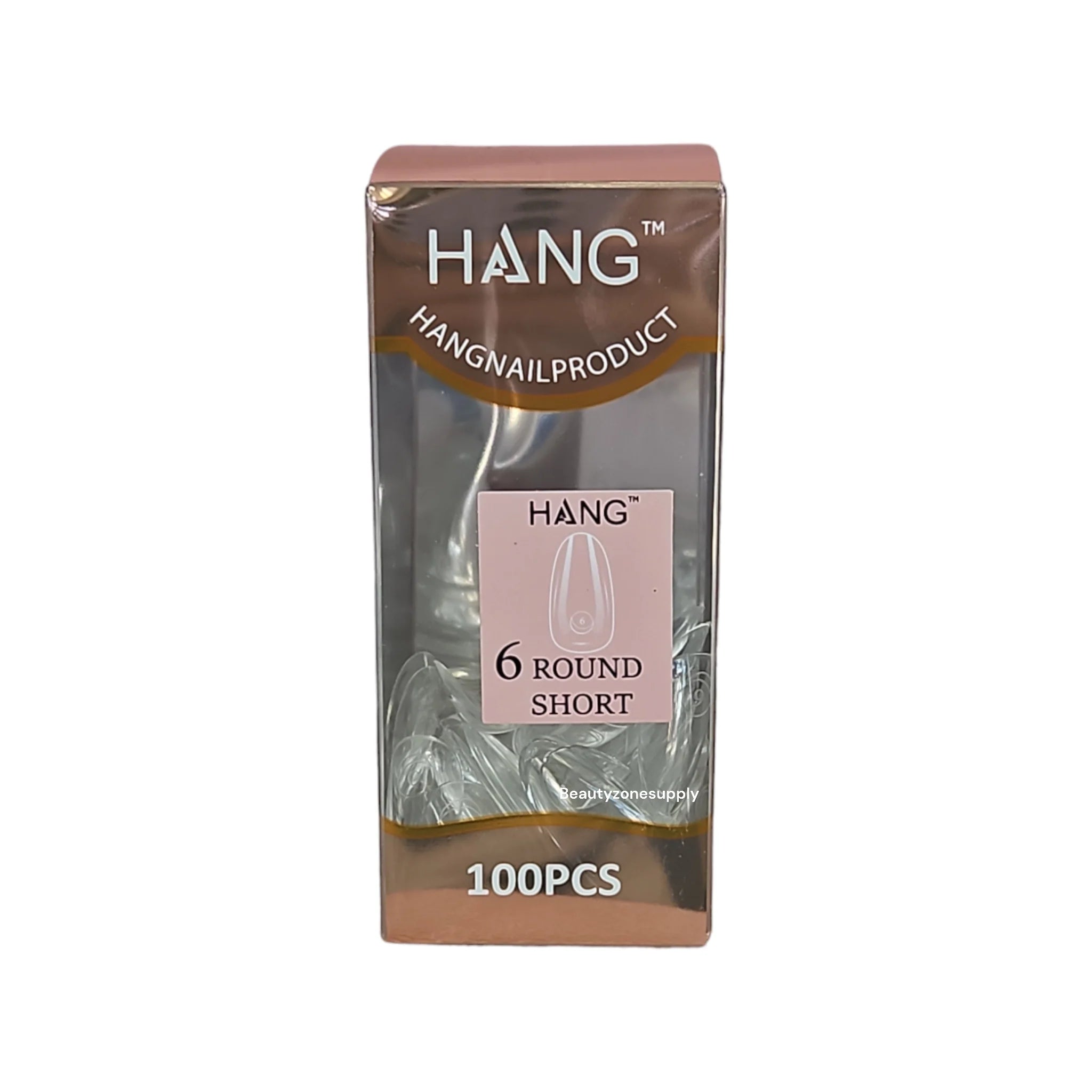 Hang Gel x Tips Premium 100 pc Refill Box Round Short