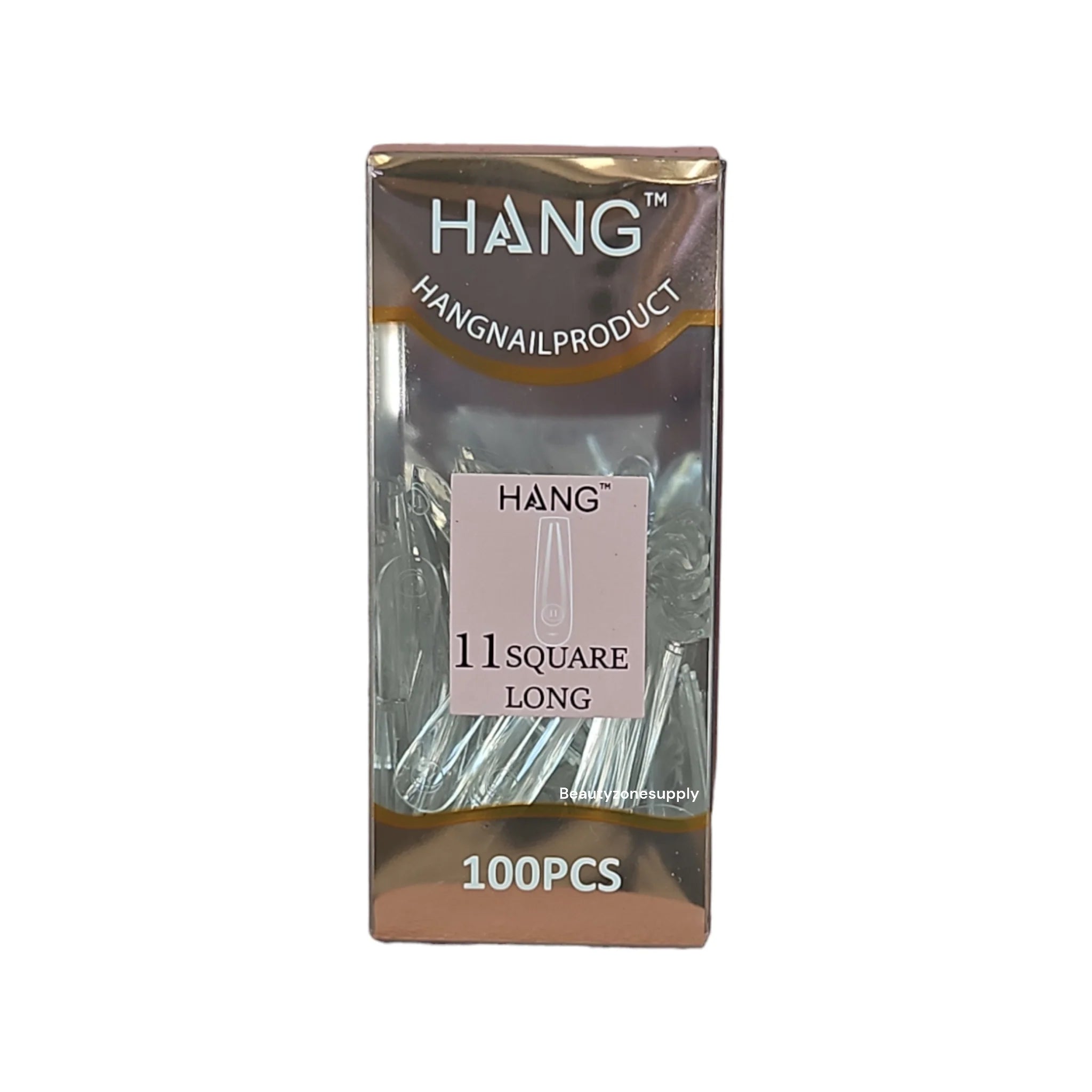 Hang Gel x Tips Premium 100 pc Refill Box Square Long