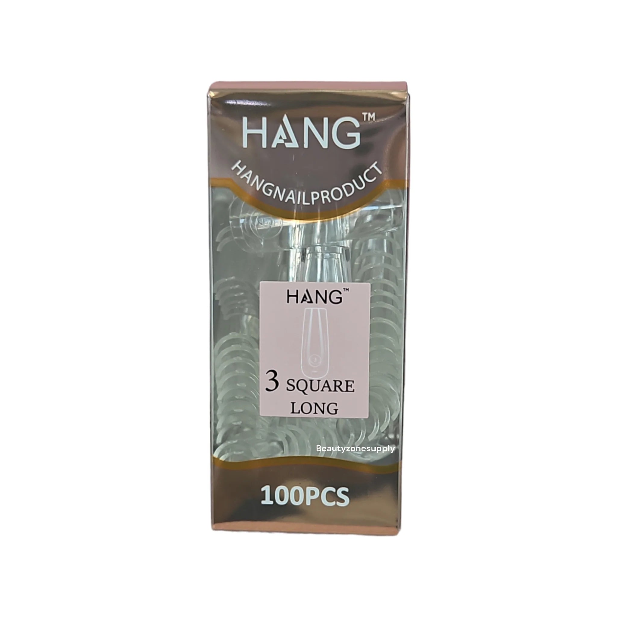 Hang Gel x Tips Premium 100 pc Refill Box Square Long