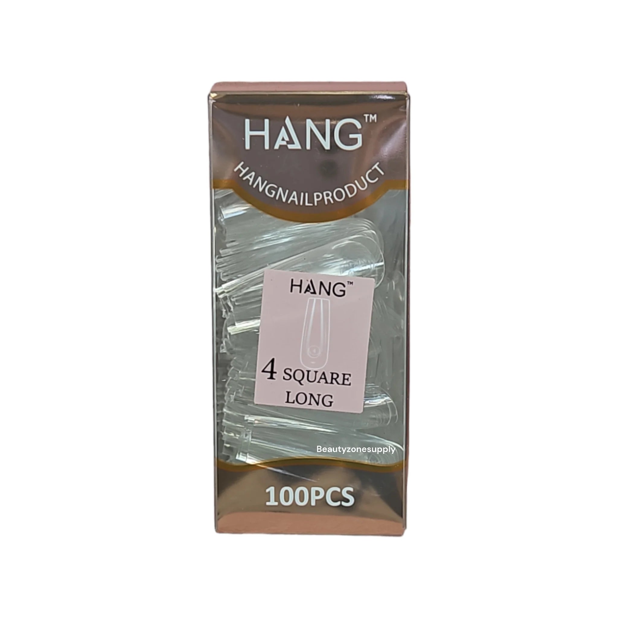 Hang Gel x Tips Premium 100 pc Refill Box Square Long
