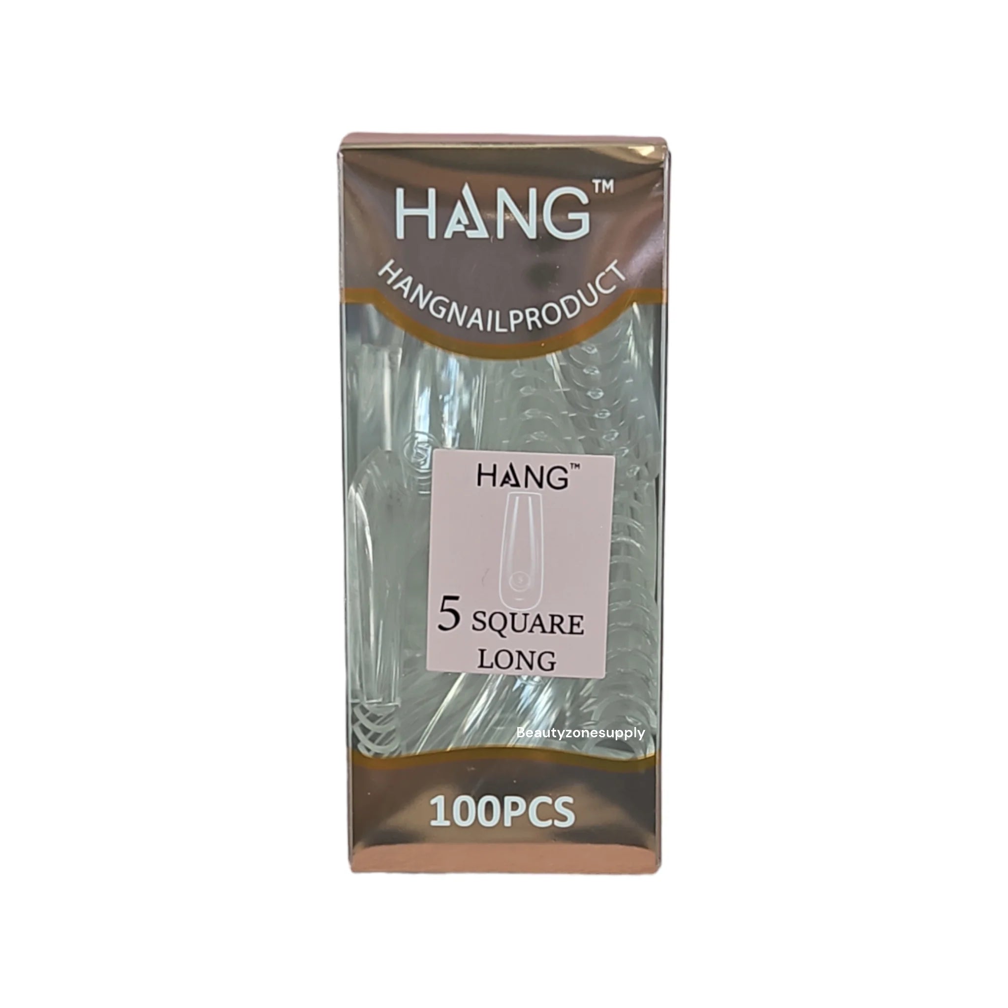 Hang Gel x Tips Premium 100 pc Refill Box Square Long