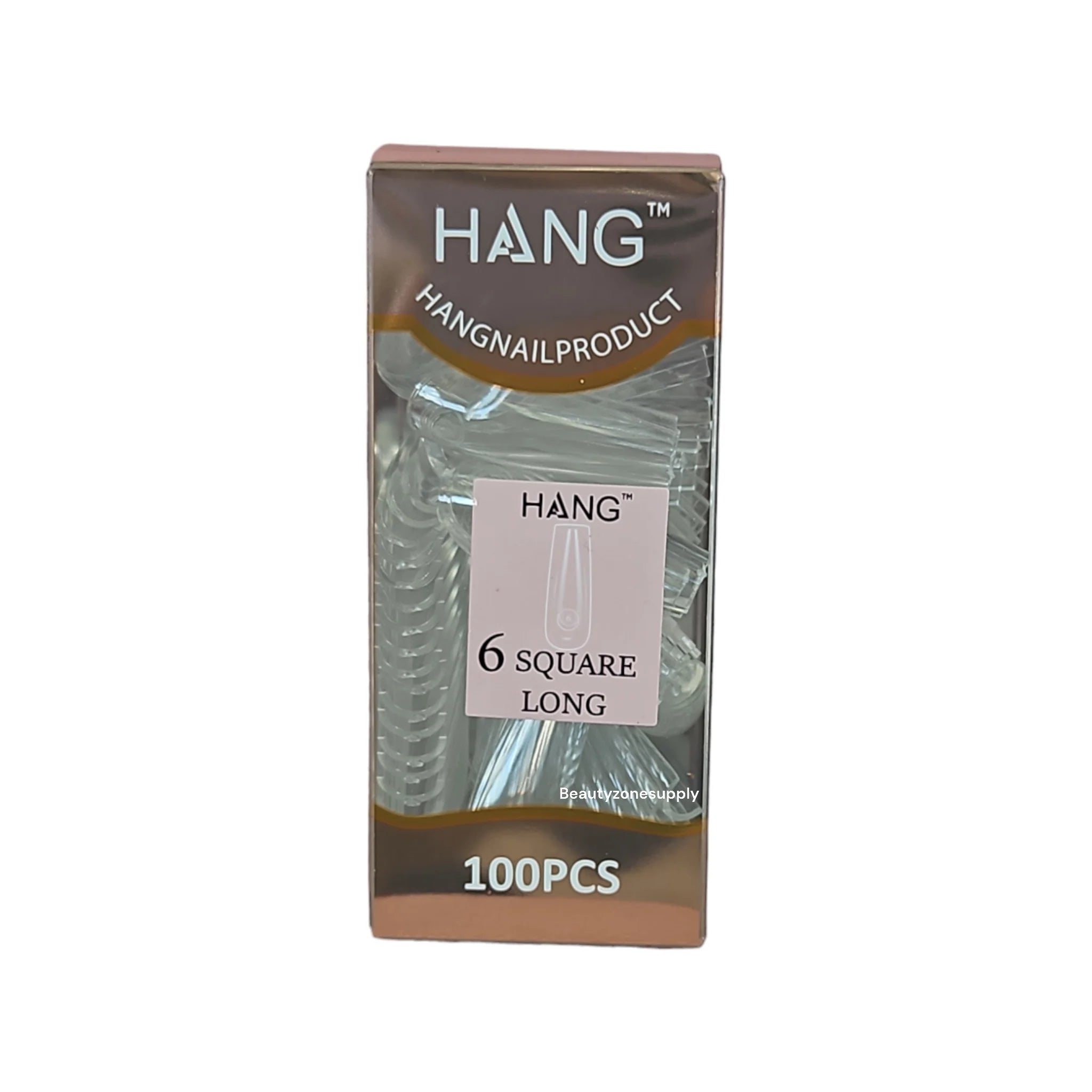 Hang Gel x Tips Premium 100 pc Refill Box Square Long