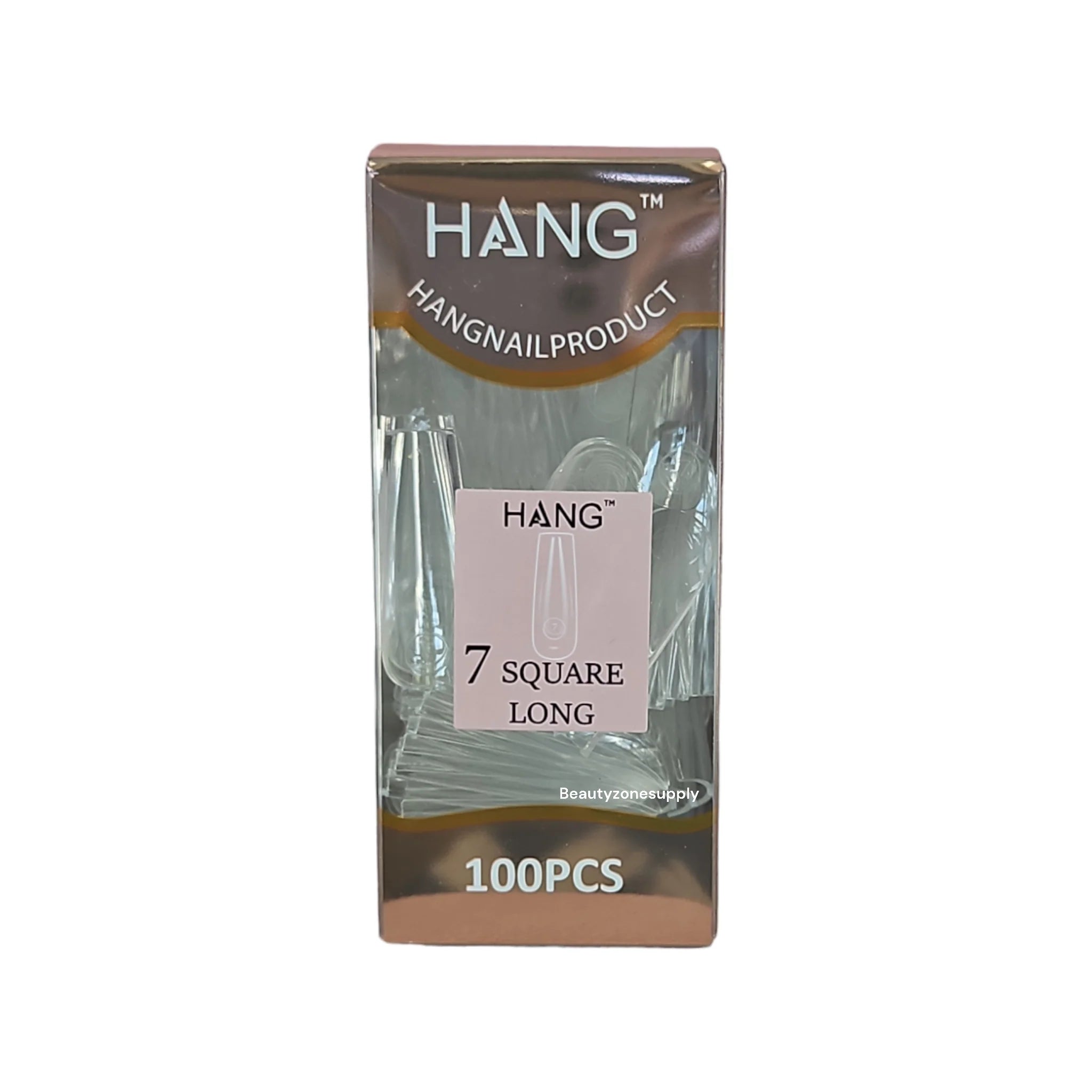 Hang Gel x Tips Premium 100 pc Refill Box Square Long