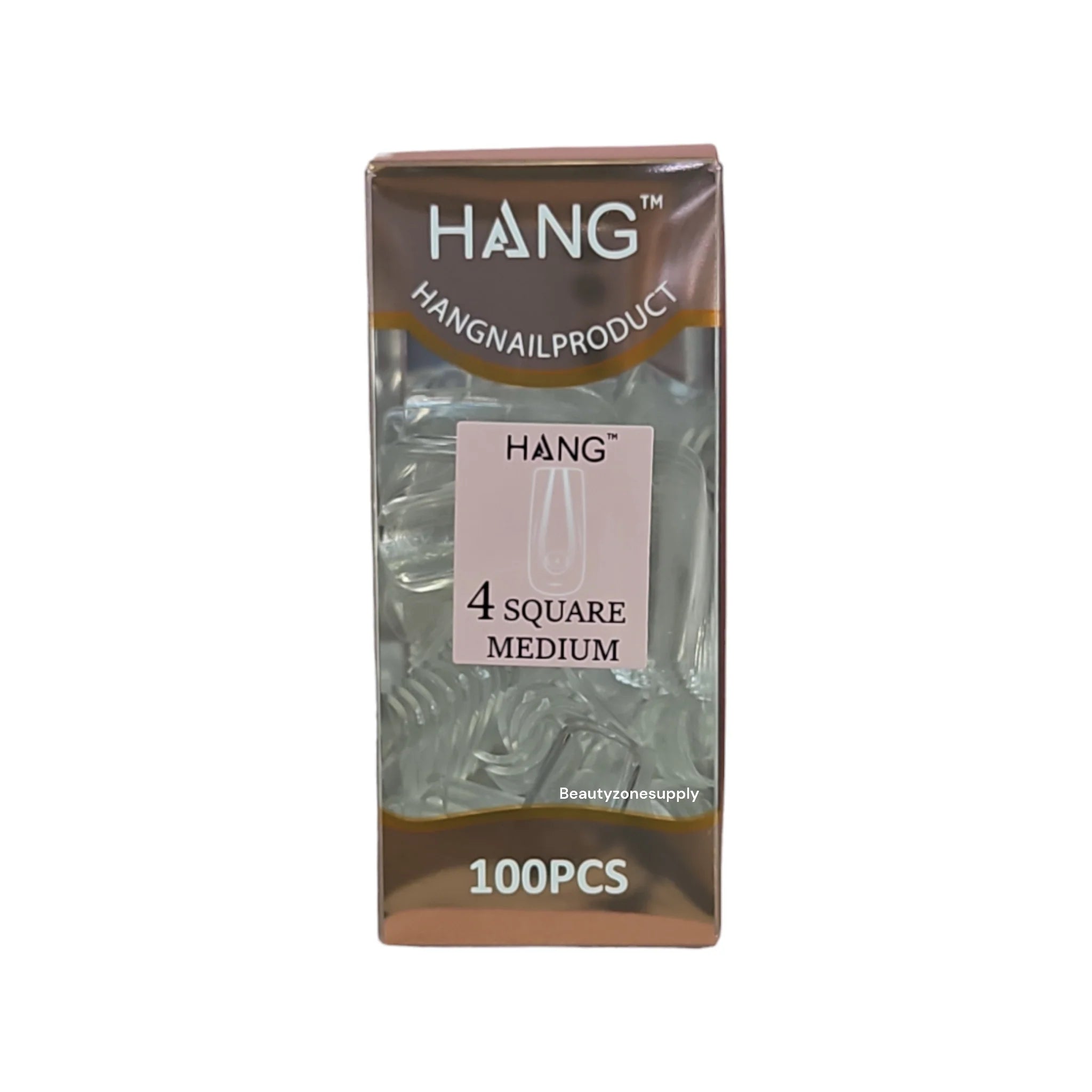 Hang Gel x Tips Premium 100 pc Refill Box Square Medium