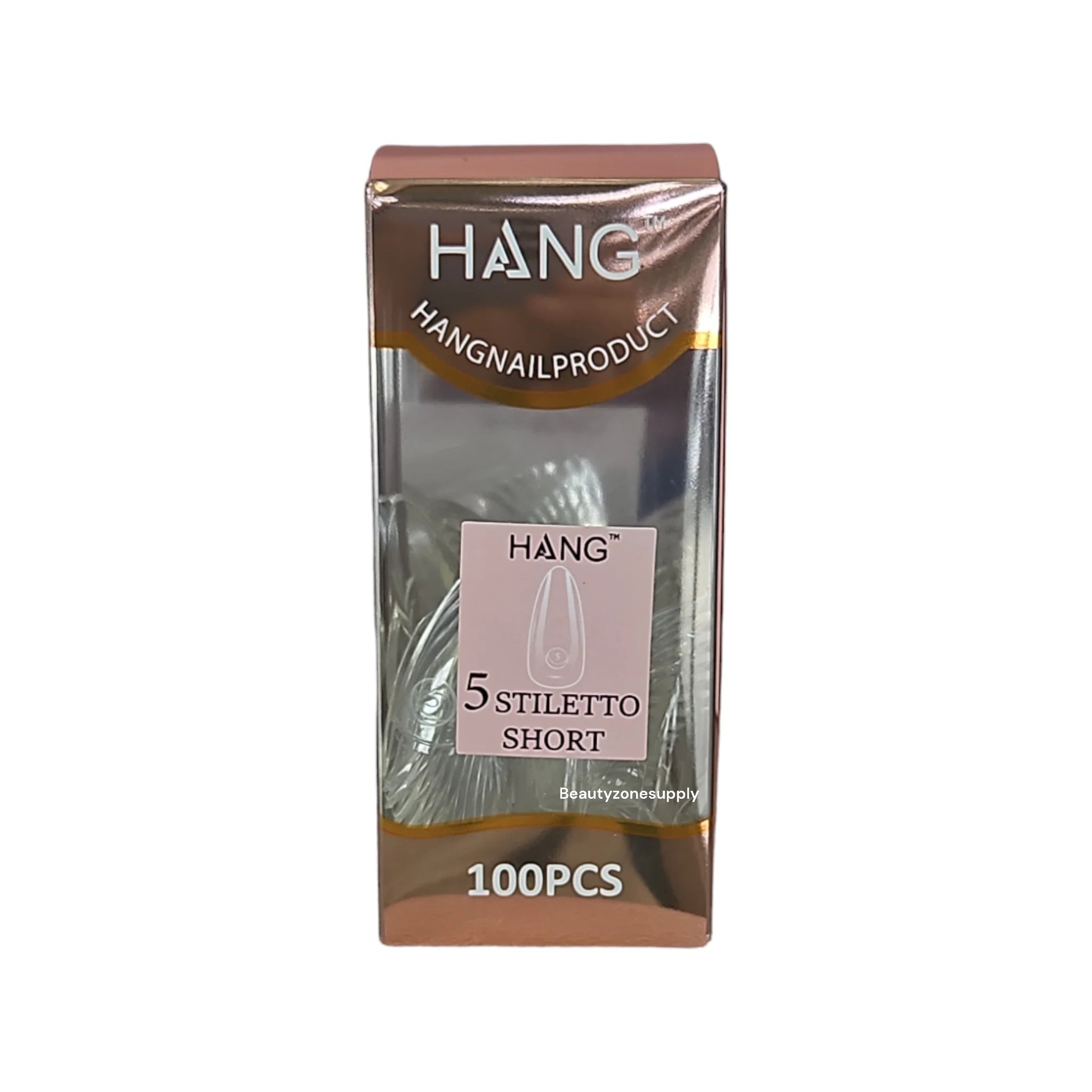 Hang Gel x Tips Premium 100 pc Refill Box Stiletto Short