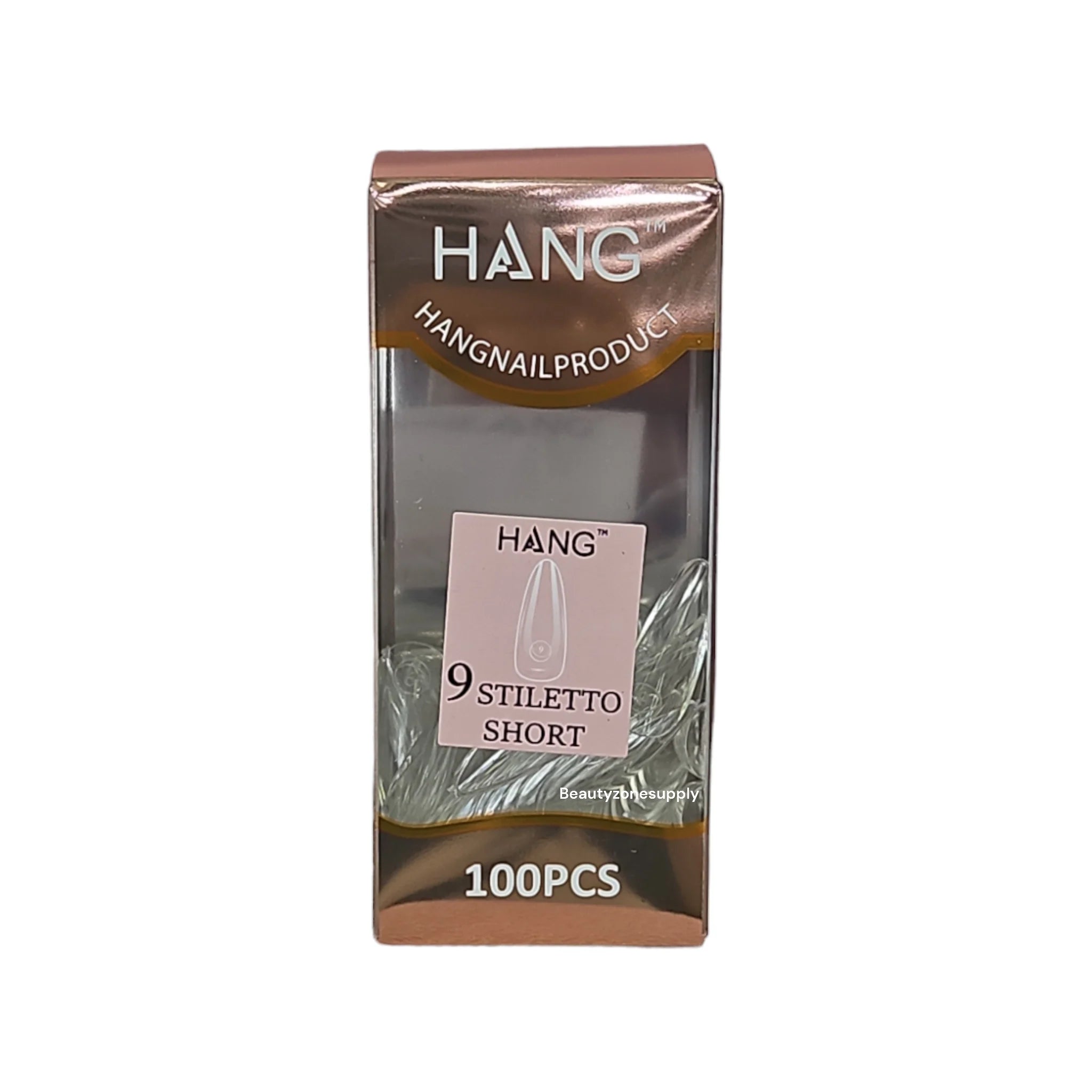 Hang Gel x Tips Premium 100 pc Refill Box Stiletto Short