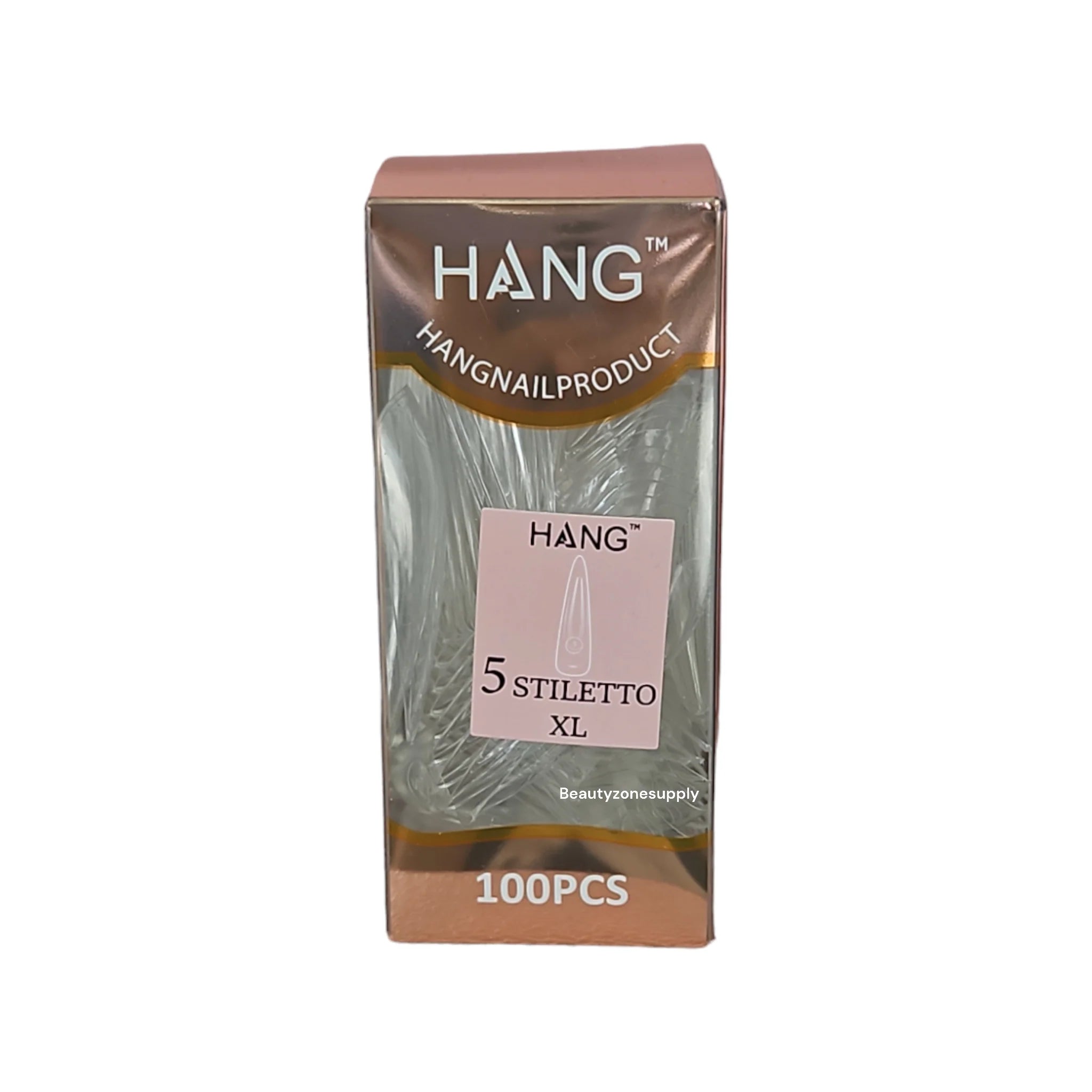 Hang Gel x Tips Premium 100 pc Refill Box Stiletto XLong