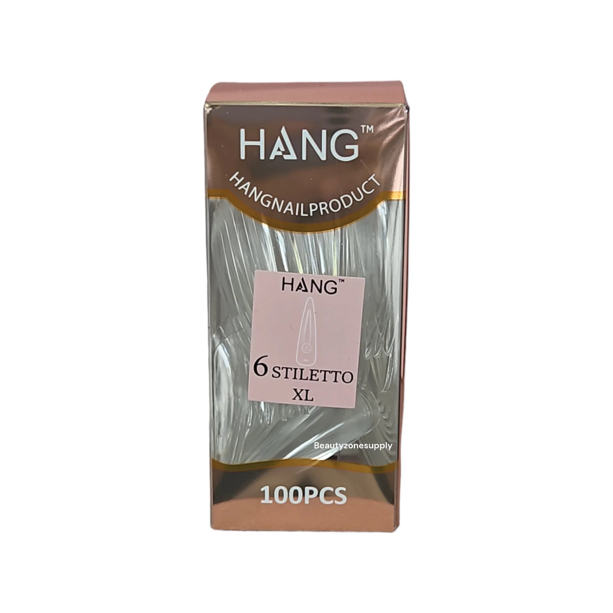 Hang Gel x Tips Premium 100 pc Refill Box Stiletto XLong