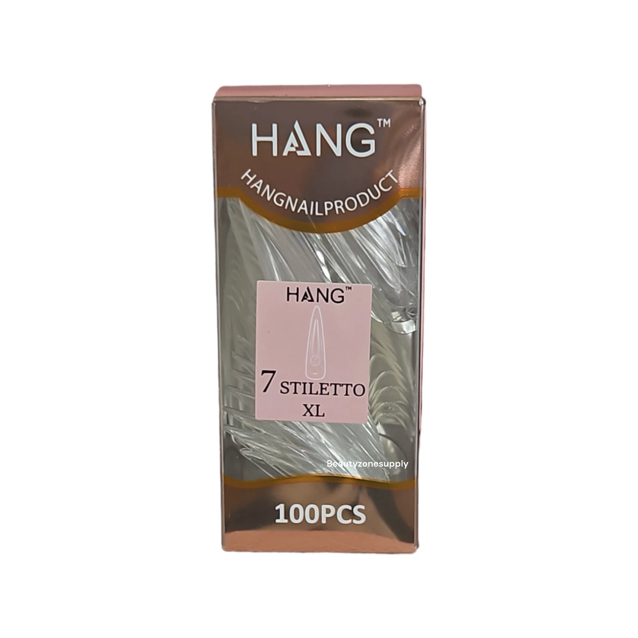 Hang Gel x Tips Premium 100 pc Refill Box Stiletto XLong
