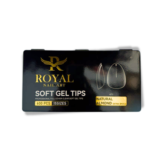 Royal Natural Almond Extra Small Soft Gel Tip