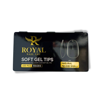 Royal Natural Round Small Soft Gel Tip