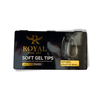 Royal Natural Stiletto Small Soft Gel Tip
