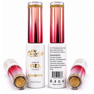 QUEEN 21 - Gel Liner Pen 01 - Gold - 8ml/0.27oz