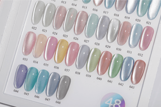 Pastel Cotton Candy Cat Eye Collection | 48 Colors