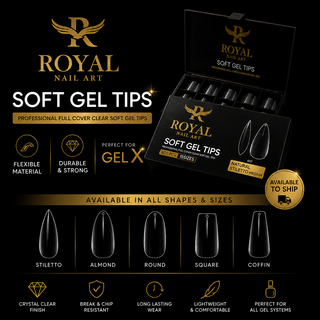 Royal Natural Round Extra Small Soft Gel Tip