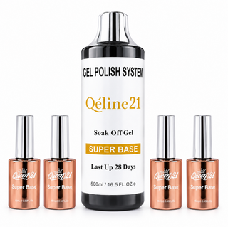 QUEEN 21 - Qéline21 Super Base Refill 16oz (Free 4x0.5oz Bottles)
