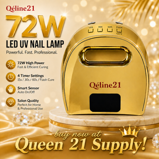 QUEEN 21 - Qeline21 UV/LED Lamp 72W - GOLD