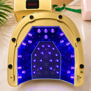 QUEEN 21 - Qeline21 UV/LED Lamp 72W - GOLD