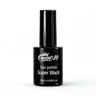 QUEEN 21 - Super Black Gel Polish 15ml/0.5oz